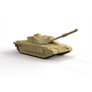 AIRFIX QUICKBUILD CHALLENGER TANK DESERT