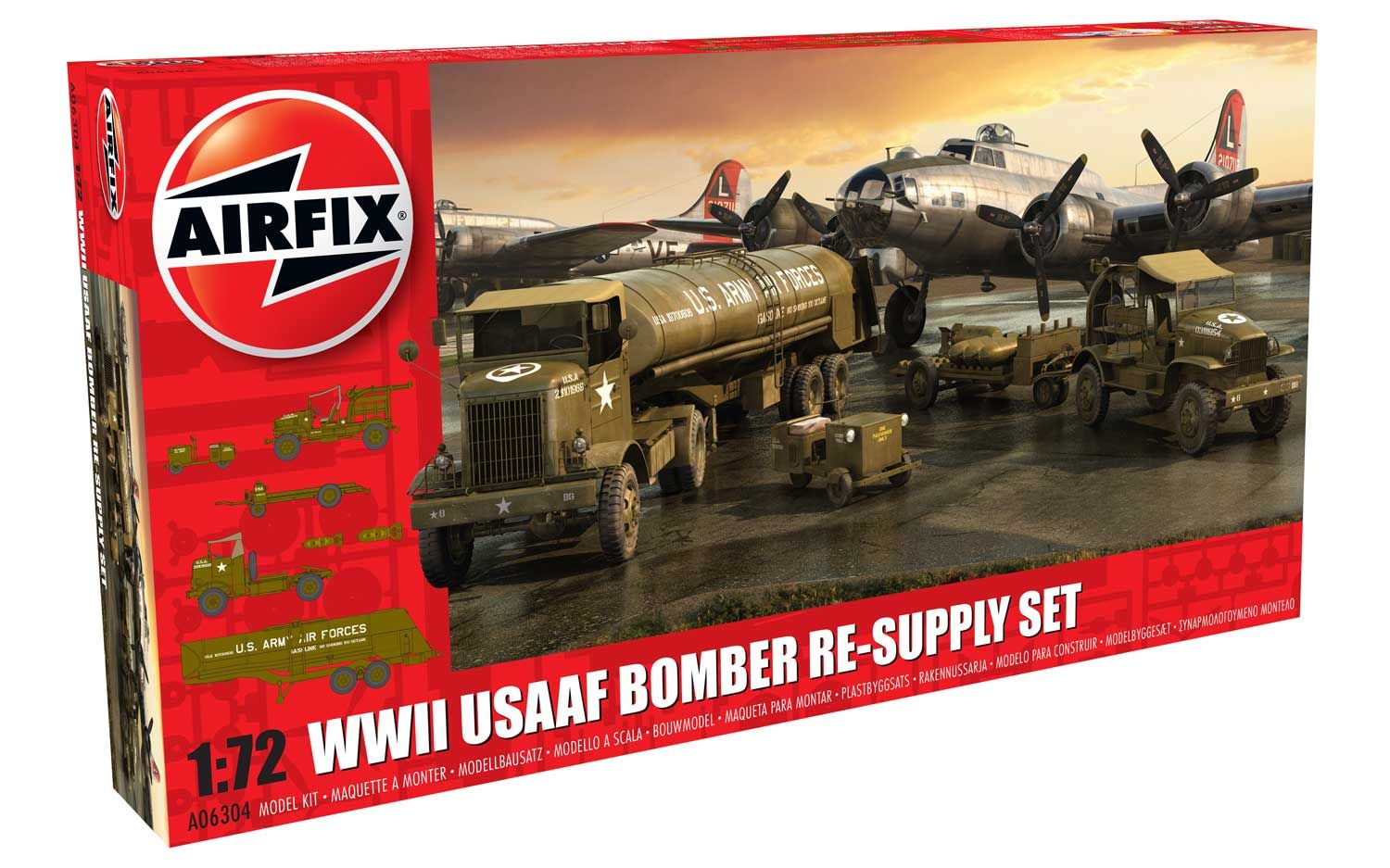 AIRFIX WWII USAAF BOMBER RE-SUPPLY SET - Image 5