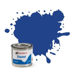 HUMBROL ENAMEL PAINT: 25 - BLUE - MATT - (14ML)