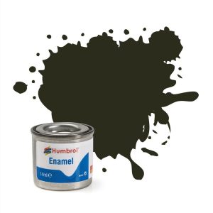 HUMBROL ENAMEL PAINT: 53 - GUNMETAL - METALLIC - (14ML)