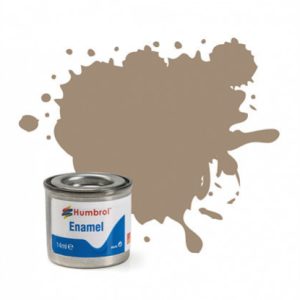 HUMBROL ENAMEL PAINT: 72 - KHAKI DRILL - MATT - (14ML)
