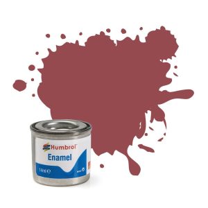 HUMBROL ENAMEL PAINT: 73 - WINE - MATT - (14ML)