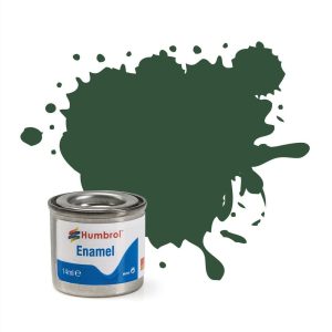 HUMBROL ENAMEL PAINT: 78 - COCKPIT GREEN - MATT - (14ML)