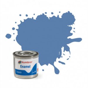 HUMBROL ENAMEL PAINT: 109 - WWI BLUE - MATT - (14ML)