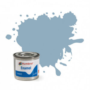 HUMBROL ENAMEL PAINT: 128 - US COMPASS GREY - MATT - (14ML)