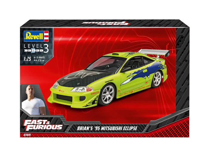 REVELL FAST & FURIOUS BRIAN'S '95 MITSUBISHI ECLIPSE - Image 12