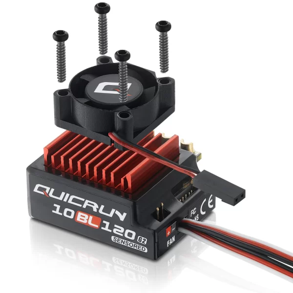 HOBBYWING QUICRUN 10BL120 G2 SENSORED BRUSHLESS ESC - Image 2