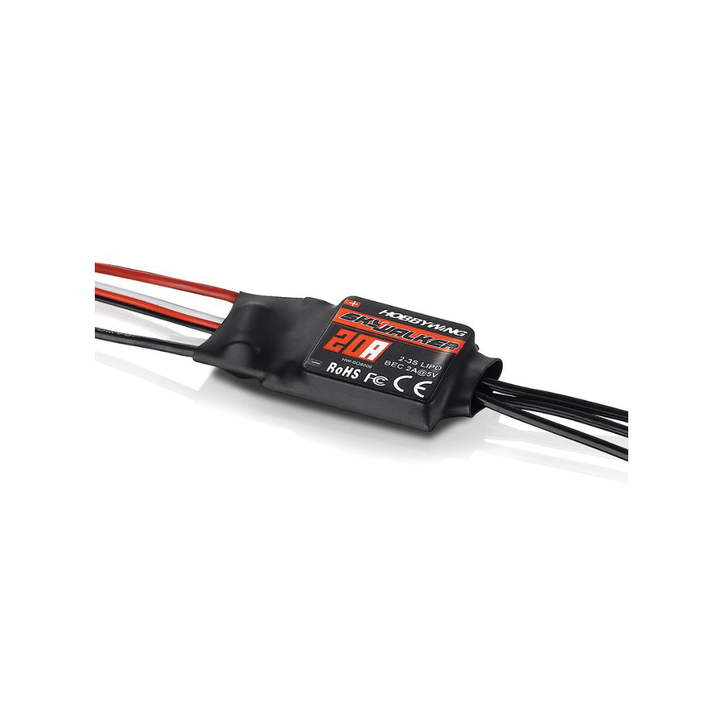 HOBBYWING SKYWALKER 20A 2-3S UBEC RTF ESC