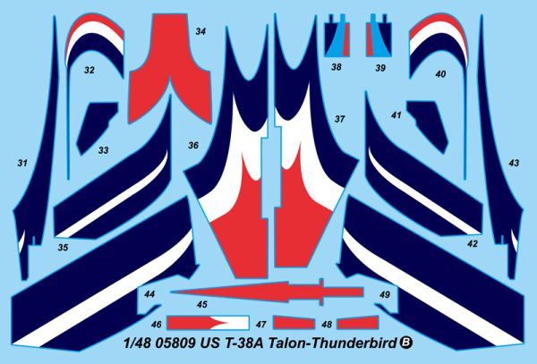 TRUMPETER US T-38A TALON - THUNDERBIRD - Image 4