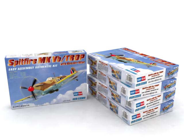 HOBBY BOSS EASY ASSEMBLY SPITFIRE MK Vb/TROP WITH ABOUKIR FILTER - Image 3