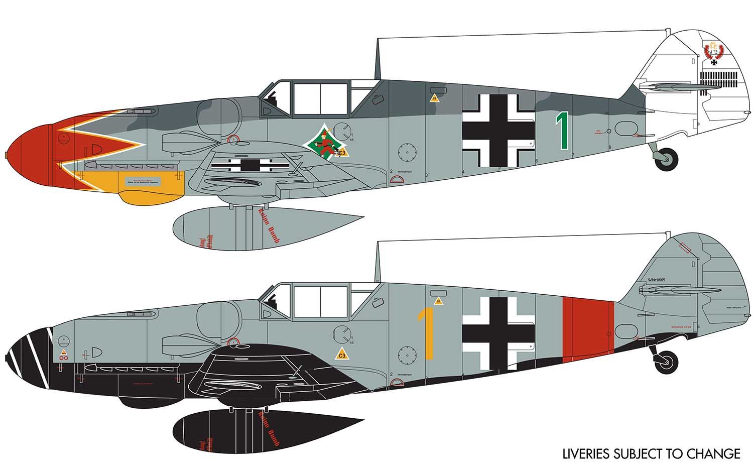 AIRFIX MESSERSCHMITT Bf109G-6 - Image 3