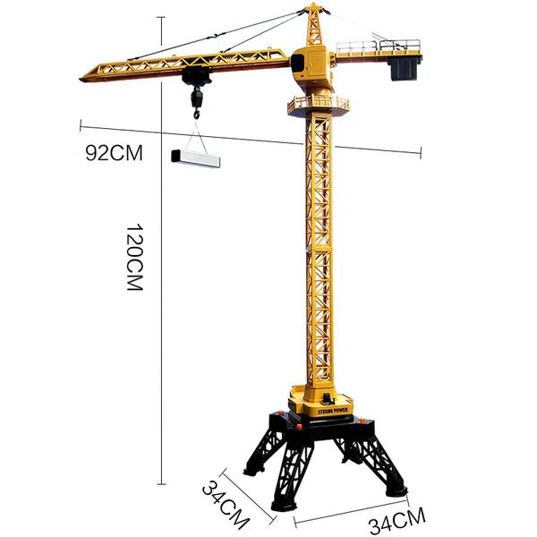 HUINA 1585 1/14 ALLOY TOWER CRANE - Image 3