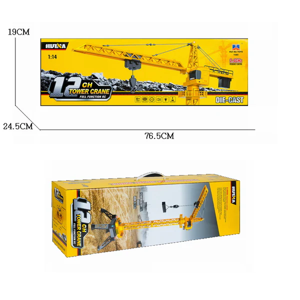 HUINA 1585 1/14 ALLOY TOWER CRANE - Image 6