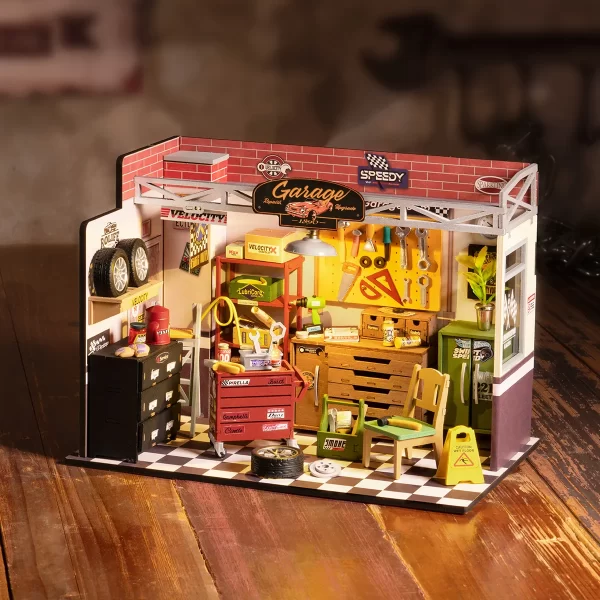 ROLIFE DIY MINIATURE HOUSE GARAGE WORKSHOP