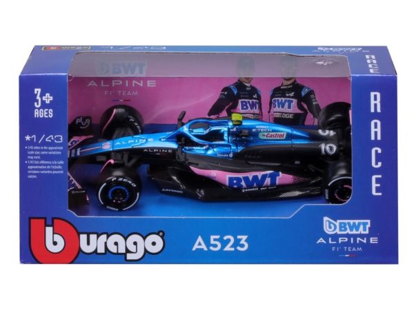 BBURAGO 1/43 BWT ALPINE F1 A523 2023 #10 PIERRE GASLY - Image 2