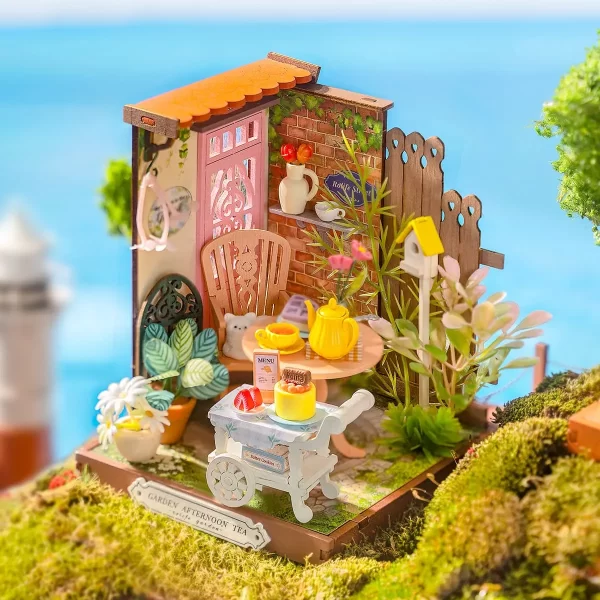 ROLIFE DIY MINIATURE HOUSE FANCY TEA YARD