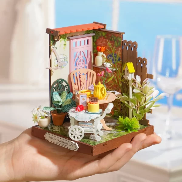 ROLIFE DIY MINIATURE HOUSE FANCY TEA YARD - Image 4