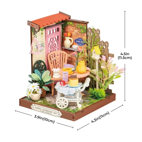 ROLIFE DIY MINIATURE HOUSE FANCY TEA YARD - Image 7