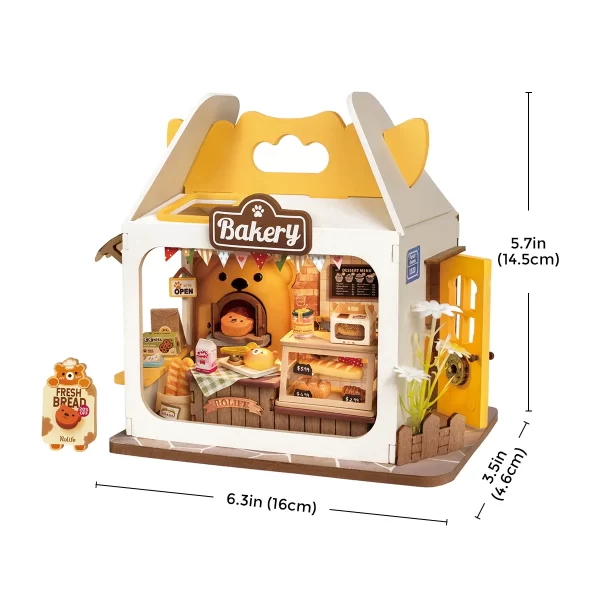 ROLIFE DIY MINIATURE HOUSE TEDDY'S BREADBOX - Image 10