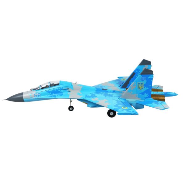 XFLY-MODEL SUKHOÏ SU-27 2x50MM EDF PNP (BLUE DIGITAL CAMO) - Image 3