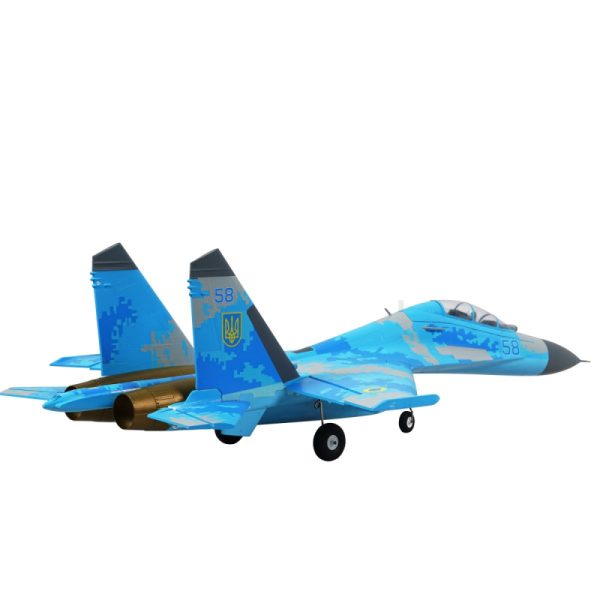 XFLY-MODEL SUKHOÏ SU-27 2x50MM EDF PNP (BLUE DIGITAL CAMO) - Image 5