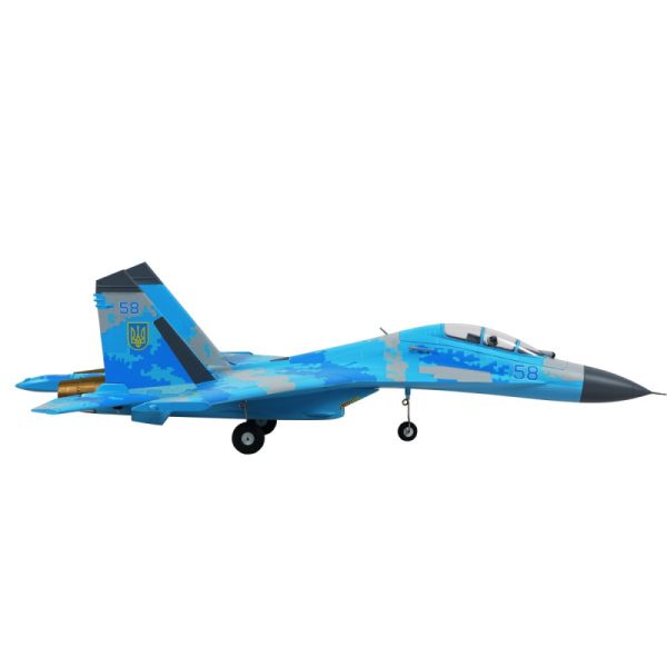 XFLY-MODEL SUKHOÏ SU-27 2x50MM EDF PNP (BLUE DIGITAL CAMO) - Image 6