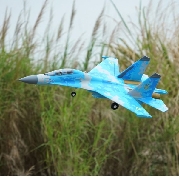 XFLY-MODEL SUKHOÏ SU-27 2x50MM EDF PNP (BLUE DIGITAL CAMO) - Image 9