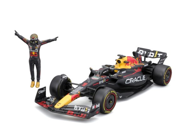 BBURAGO 1/24 RED BULL F1 RB19 2023 W/ DRIVER FIGURE #1 MAX VERSTAPPEN - Image 5