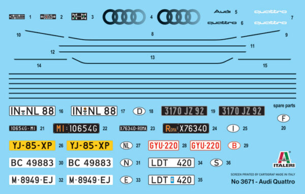 ITALERI AUDI QUATTRO - Image 3