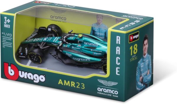 BBURAGO 1/43 ASTON MARTIN F1 AMR23 2023 #14 FERNANDO ALONSO - Image 8