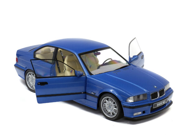 SOLIDO 1/18 BMW E36 COUPÉ M3 BLUE ESTORIL 1990 - Image 9