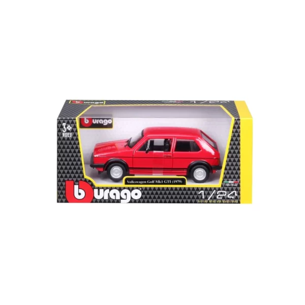 BBURAGO 1/24 VOLKSWAGEN GOLF MK1 GTI (1979) RED - Image 5