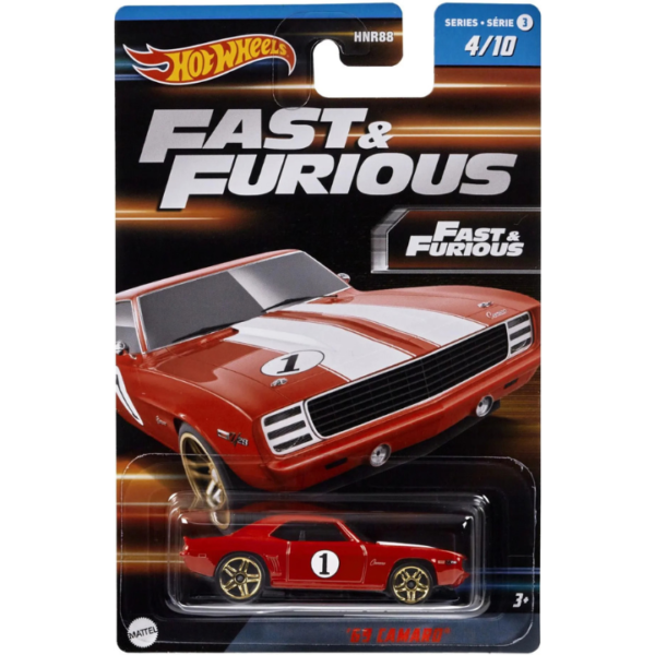 HOT WHEELS FAST & FURIOUS SERIES 3 04/10 FAST & FURIOUS '69 CAMARO