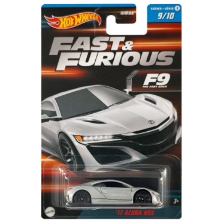 HOT WHEELS FAST & FURIOUS SERIES 3 09/10 F9 THE FAST SAGA '17 ACURA NSX
