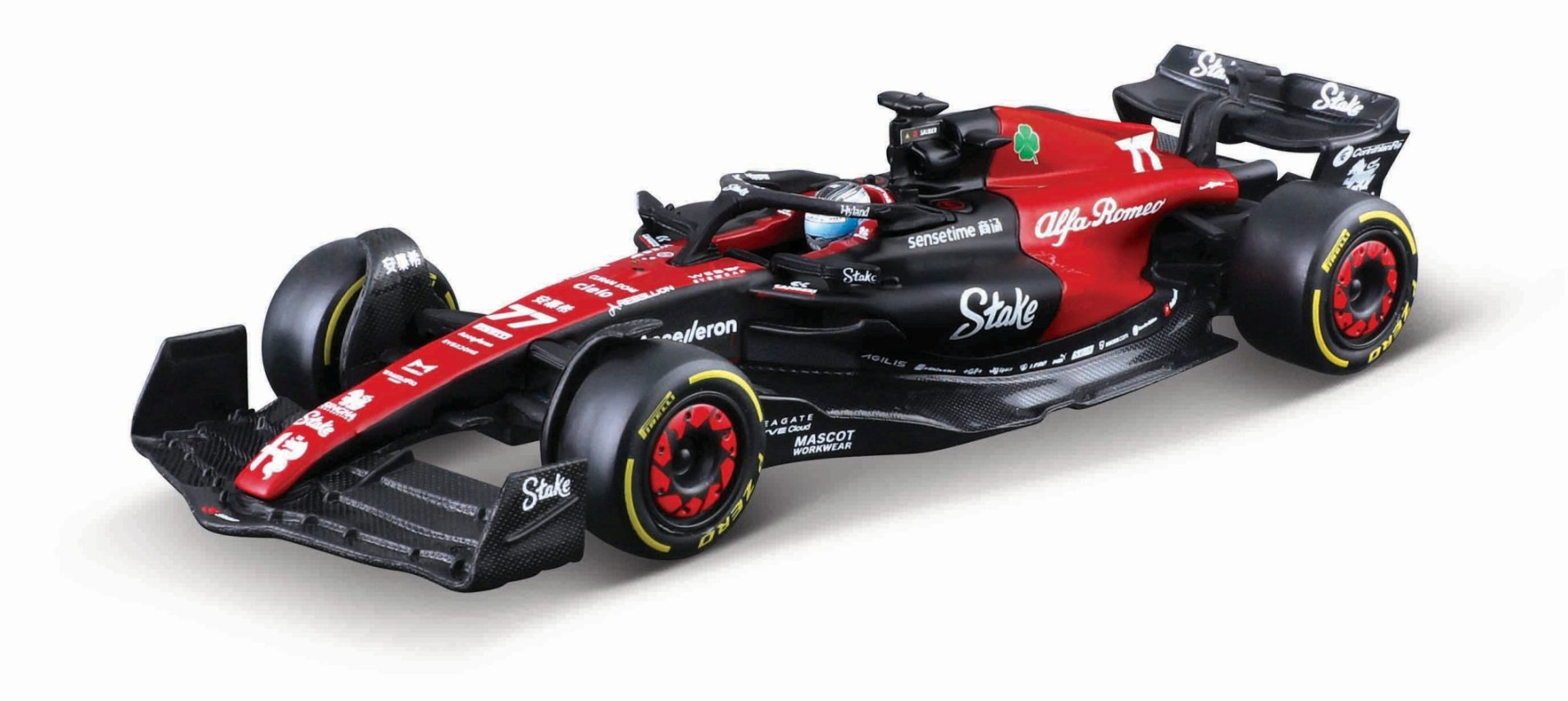 BBURAGO 1/43 ALFA ROMEO F1 C43 2023 #77 VALTTERI BOTTAS (COLLECTOR'S HARD CASE) - Image 4