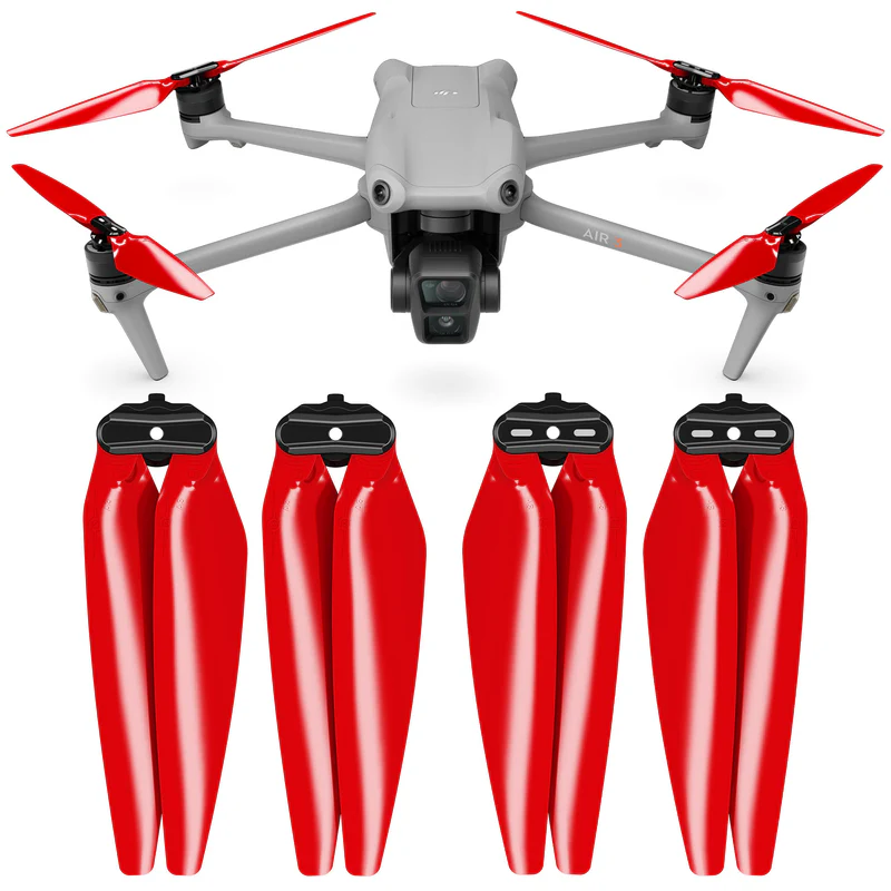 MASTER AIRSCREW AIR 3 STEALTH PROPELLERS (RED)