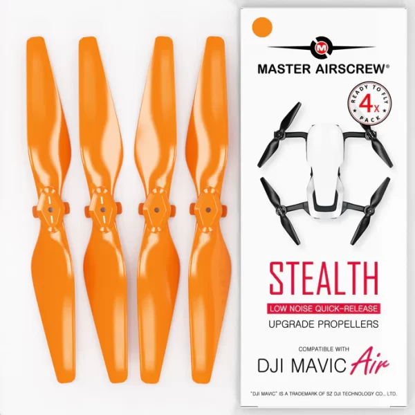 MASTER AIRSCREW MAVIC AIR STEALTH PROPELLERS (ORANGE)