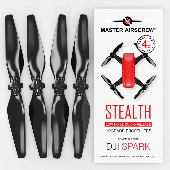 MASTER AIRSCREW SPARK STEALTH PROPELLERS (BLACK)