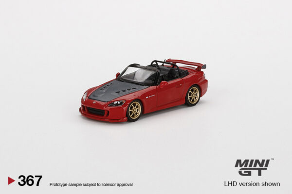 MINI GT HONDA S2000 MUGEN NEW FORMULA RED - Image 3