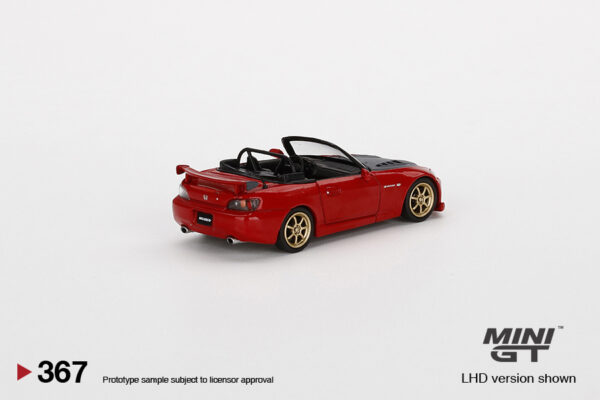 MINI GT HONDA S2000 MUGEN NEW FORMULA RED - Image 4