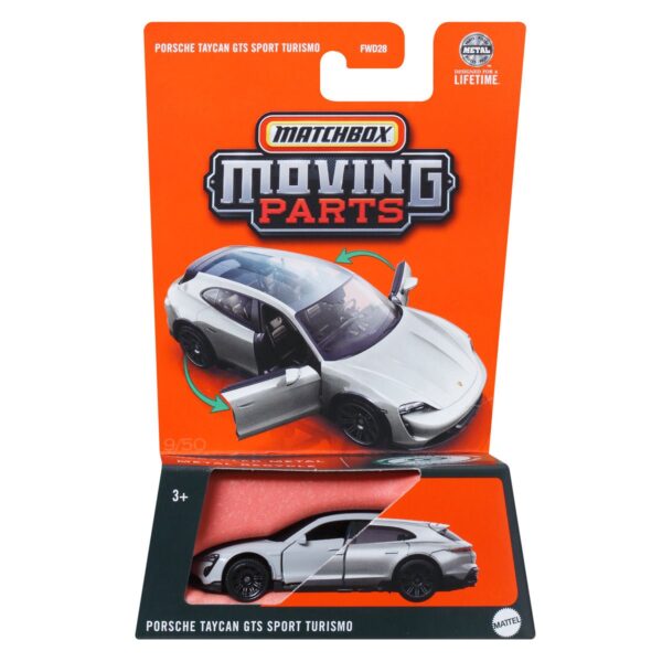 MATCHBOX MOVING PARTS PORSCHE TAYCAN GTS SPORT TURISMO