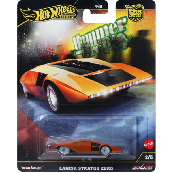 HOT WHEELS PREMIUM CAR CULTURE 2024 HAMMER DROP 2/5 LANCIA STRATOS ZERO