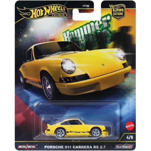 HOT WHEELS PREMIUM CAR CULTURE 2024 HAMMER DROP 4/5 PORSCHE 911 CARRERA RS 2.7