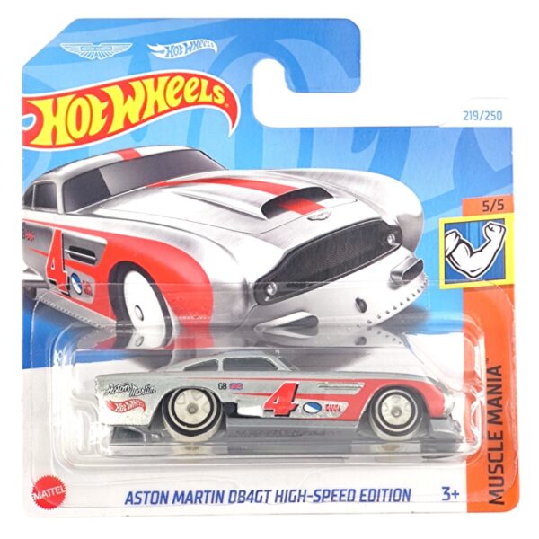 HOT WHEELS MUSCLE MANIA 2024 5/5 ASTON MARTIN DB4GT HIGH-SPEED EDTION