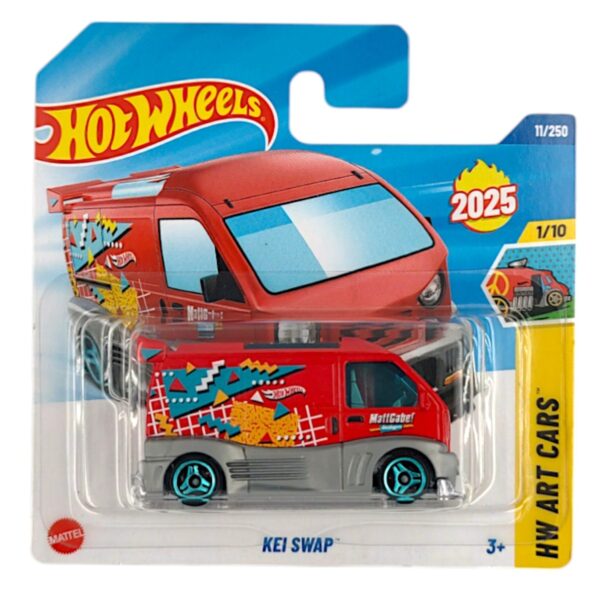 HOT WHEELS HW ART CARS 2025 01/10 KEI SWAP