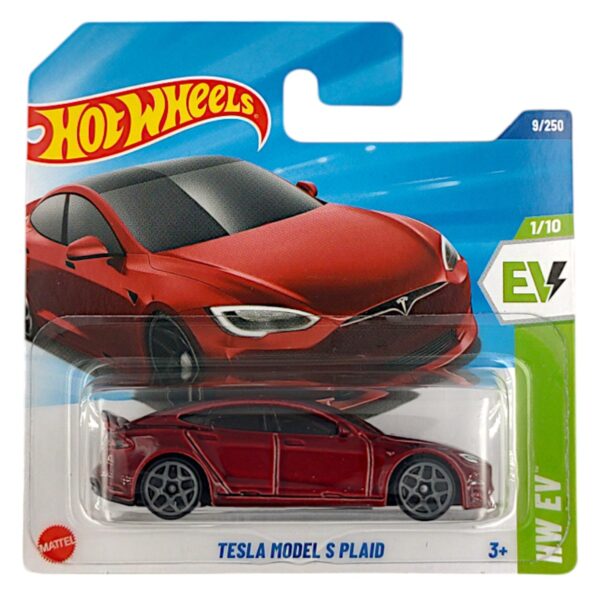 HOT WHEELS HW EV 2025 01/10 TESLA MODEL S PLAID