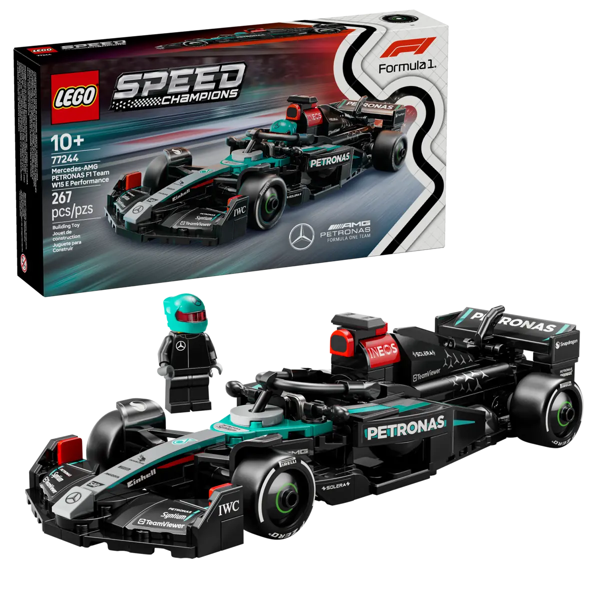 LEGO SPEED CHAMPIONS MERCEDES-AMG PETRONAS F1 TEAM W15 E PERFORMANCE