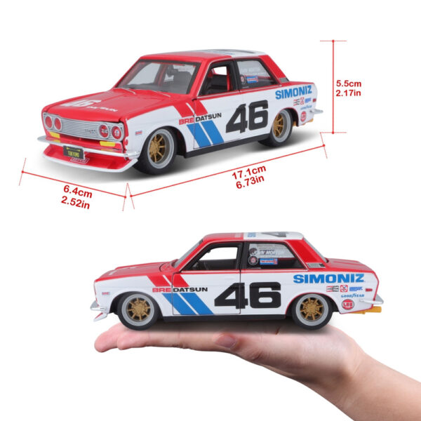 MAISTO 1/24 BRE DATSUN 510 TOKYO MOD - Image 6