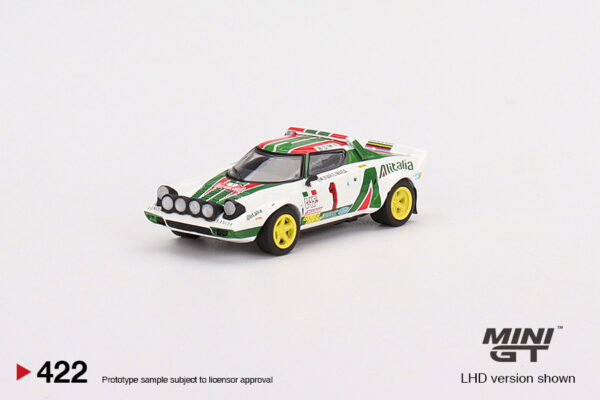 MINI GT LANCIA STRATOS HF# 1 1977 RALLY MONTECARLO WINNER - Image 2