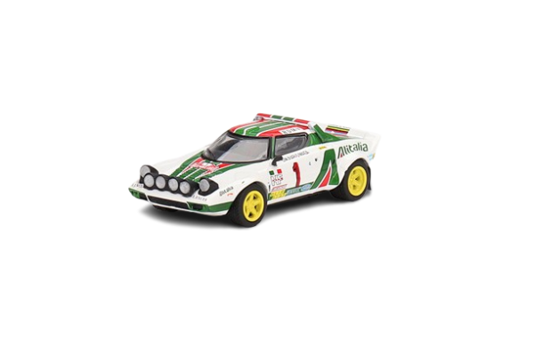 MINI GT LANCIA STRATOS HF# 1 1977 RALLY MONTECARLO WINNER